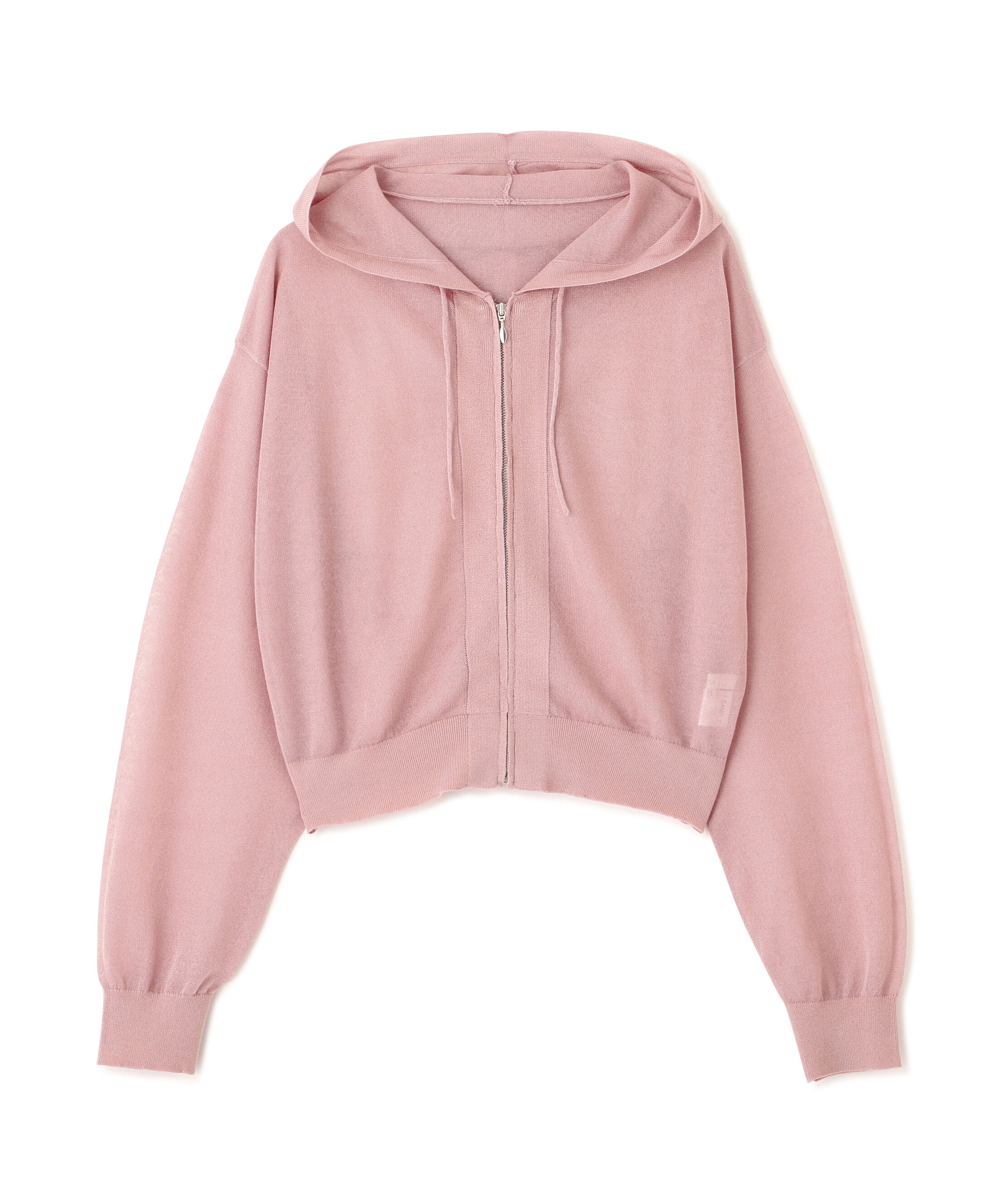 PROPORTION BODY DRESSING「〈a/mie〉シアーニットパーカー」|ニット・セーター|