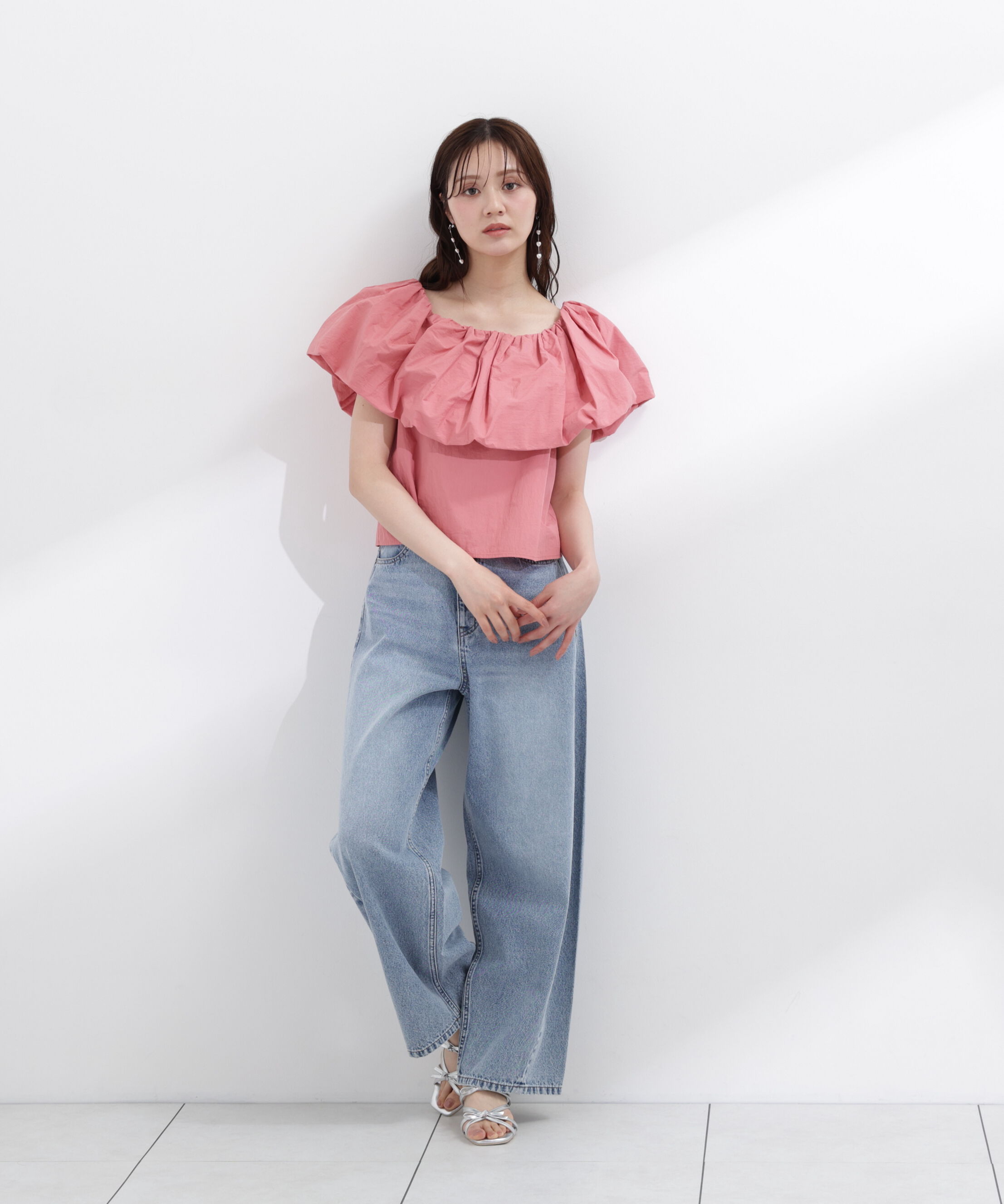 PROPORTION BODY DRESSING「バルーンオフショルブラウス　26SS」|シャツ・ブラウス|