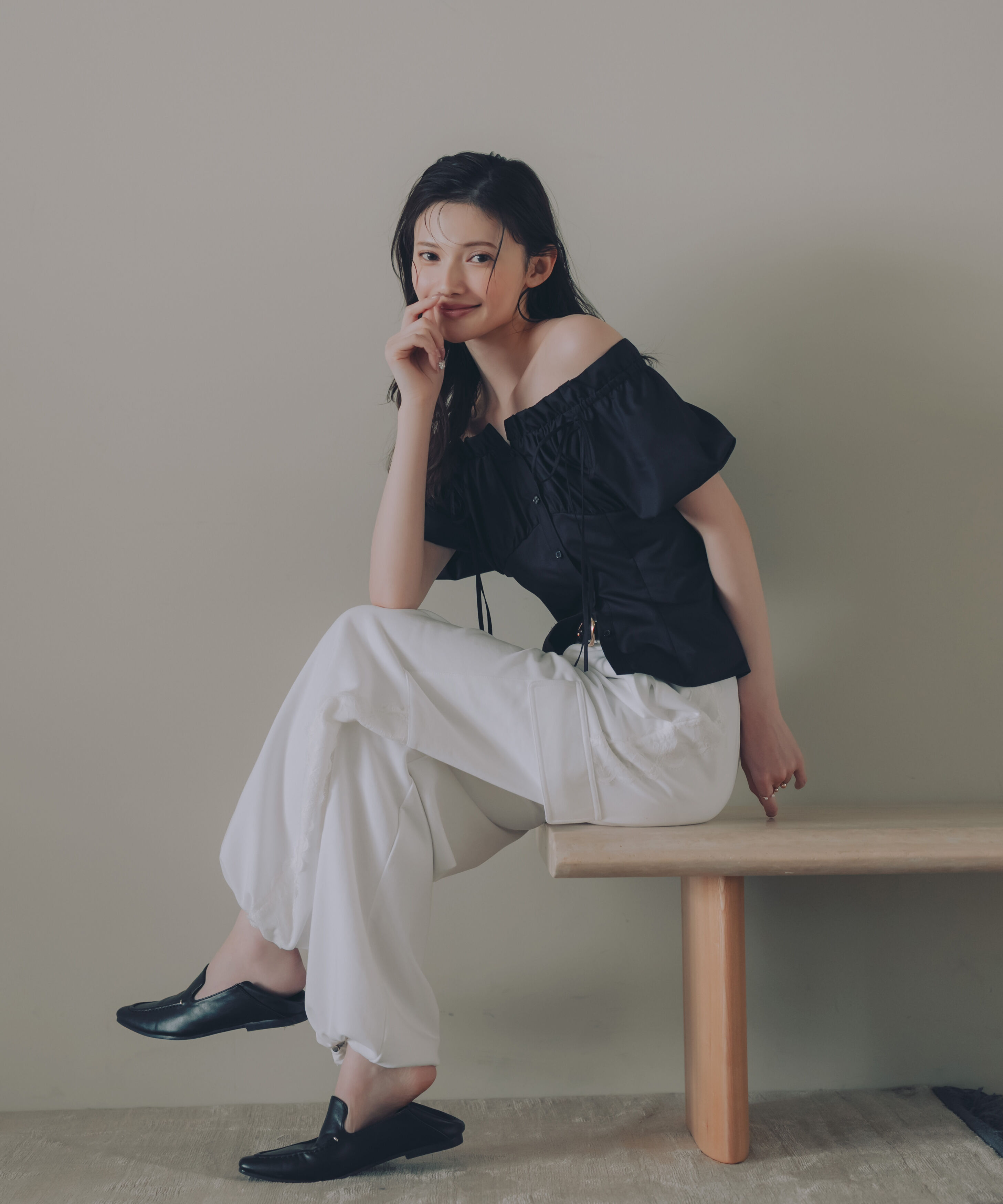 PROPORTION BODY DRESSING「裏毛カーゴパンツ」|その他|ホワイト
