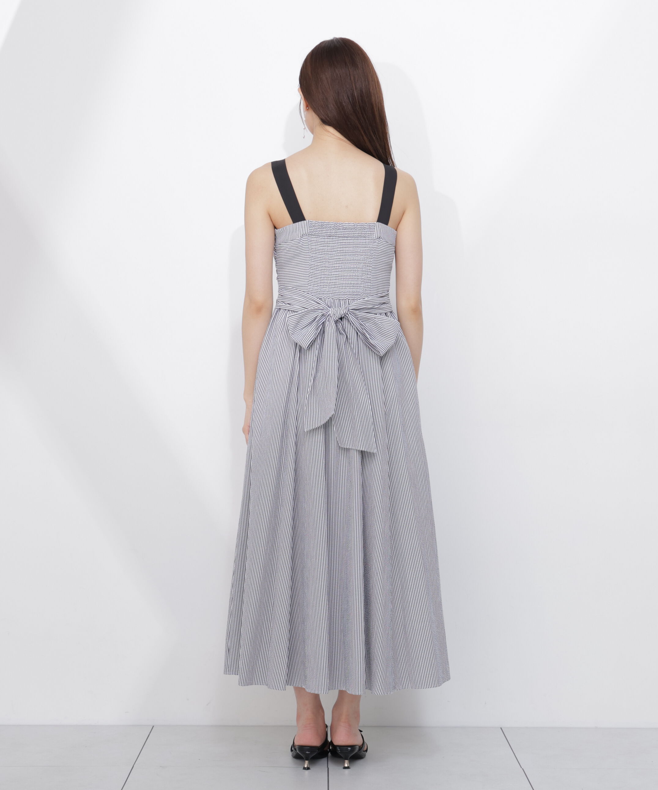 PROPORTION BODY DRESSING「＜中川紅葉さん着用＞ストライプキャミワンピース」|ワンピース|