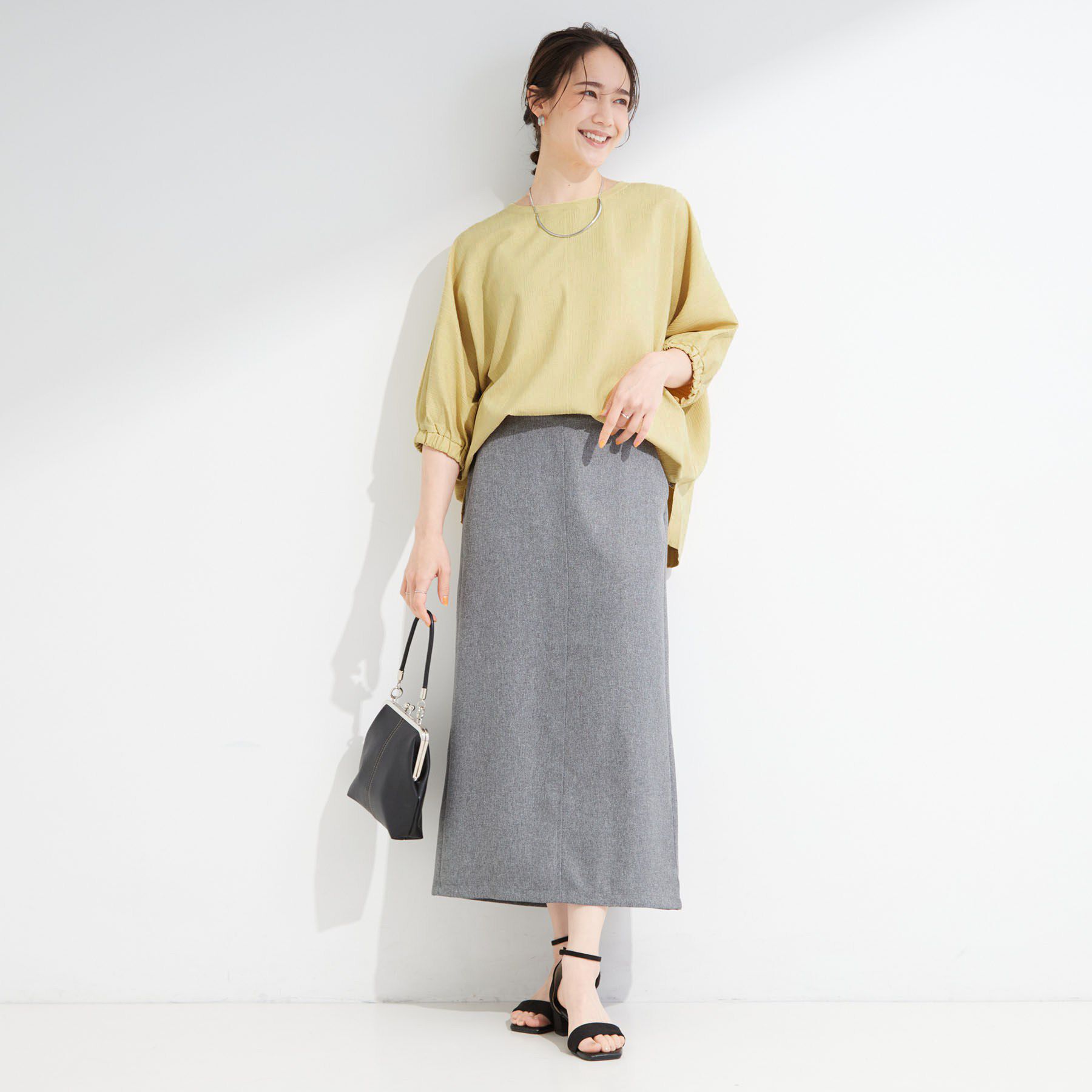 SHOO･LA･RUE「【インせず着られる/洗濯後しわになりにくい】しぼしぼドルマンブラウス」|シャツ・ブラウス|