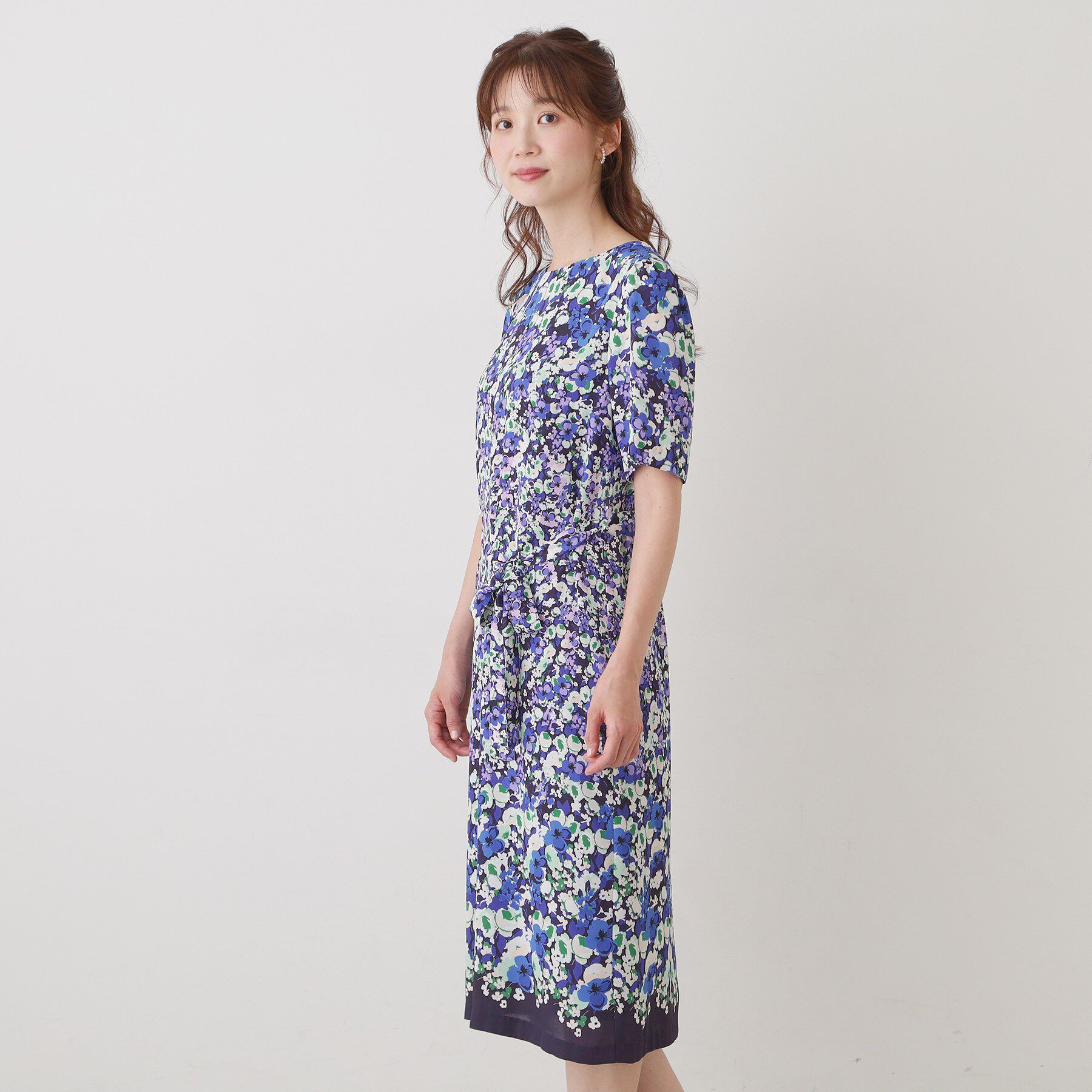 SunaUna「小花柄ワンピース」|ワンピース|