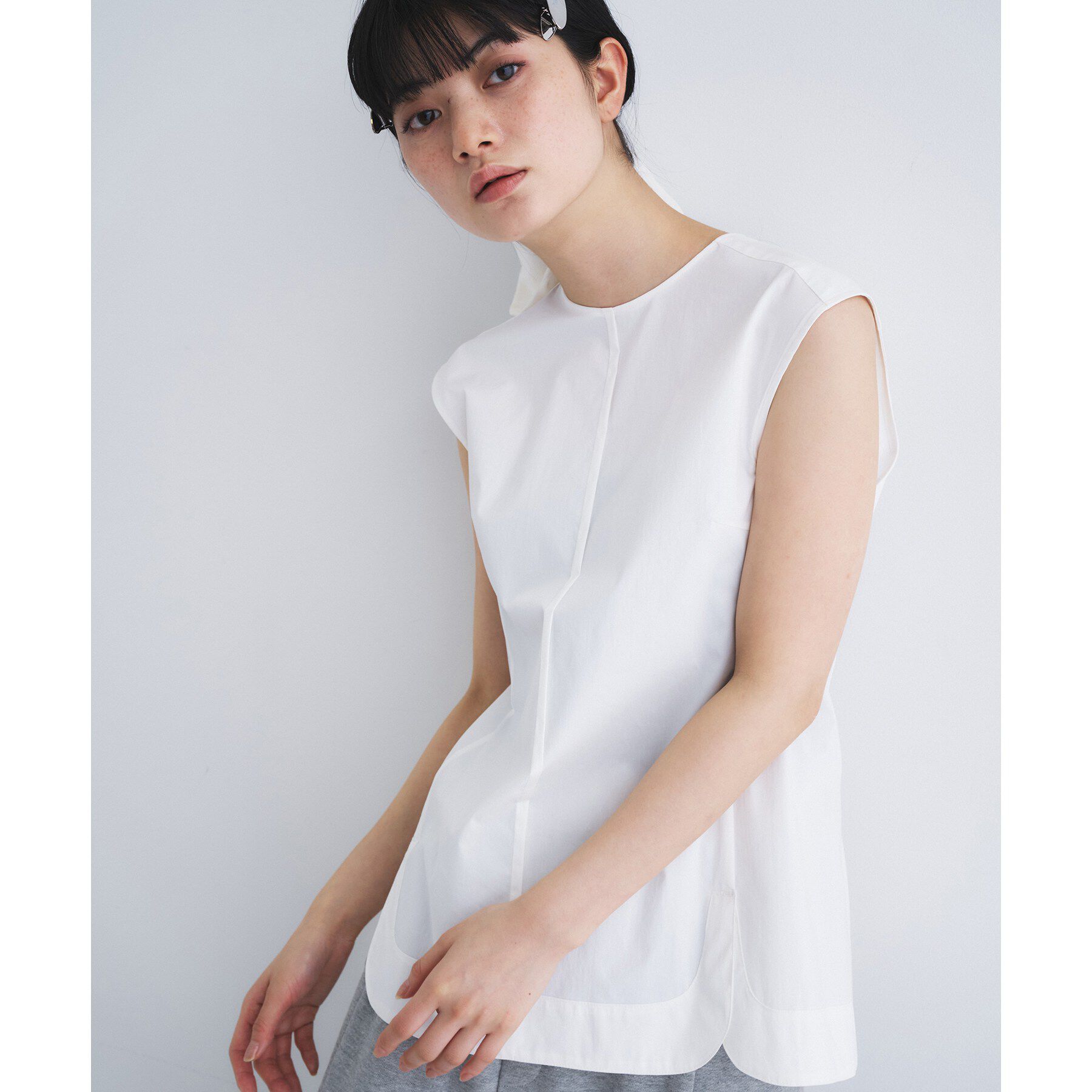 CODE A「back tack blouse」|シャツ・ブラウス|