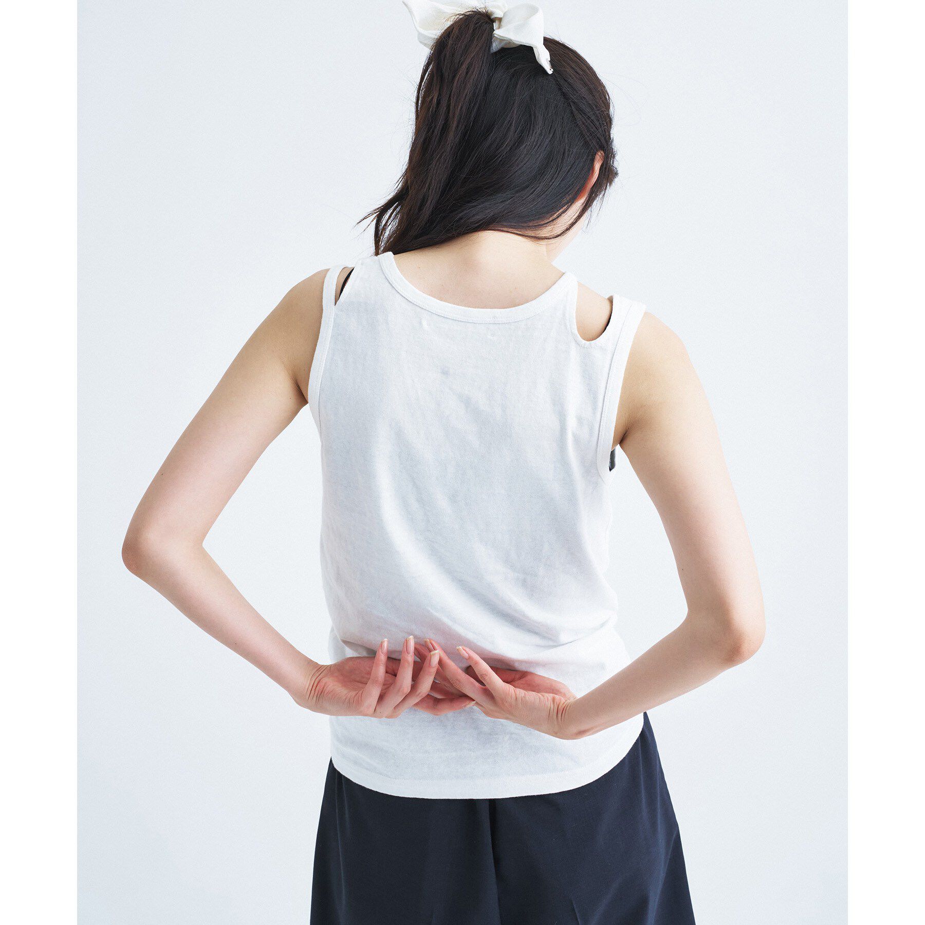 CODE A「IRONING｜cut out tank top」|キャミソール|
