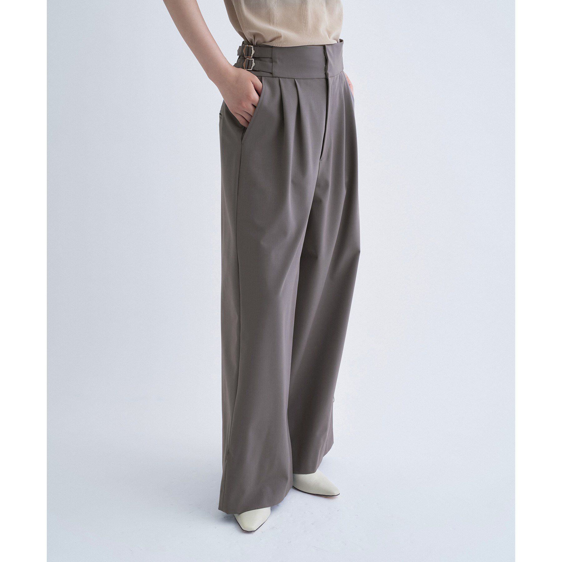 CODE A「bound edge pants」|その他|トープ(054)