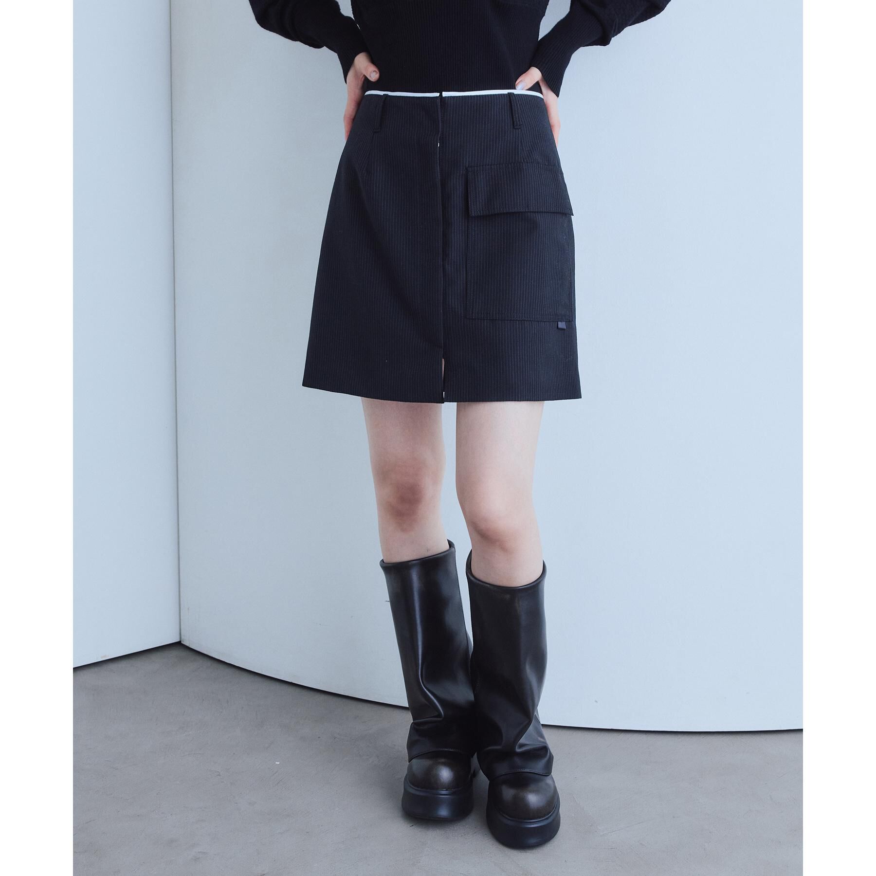 CODE A「stripe mini skirt」|スカート|