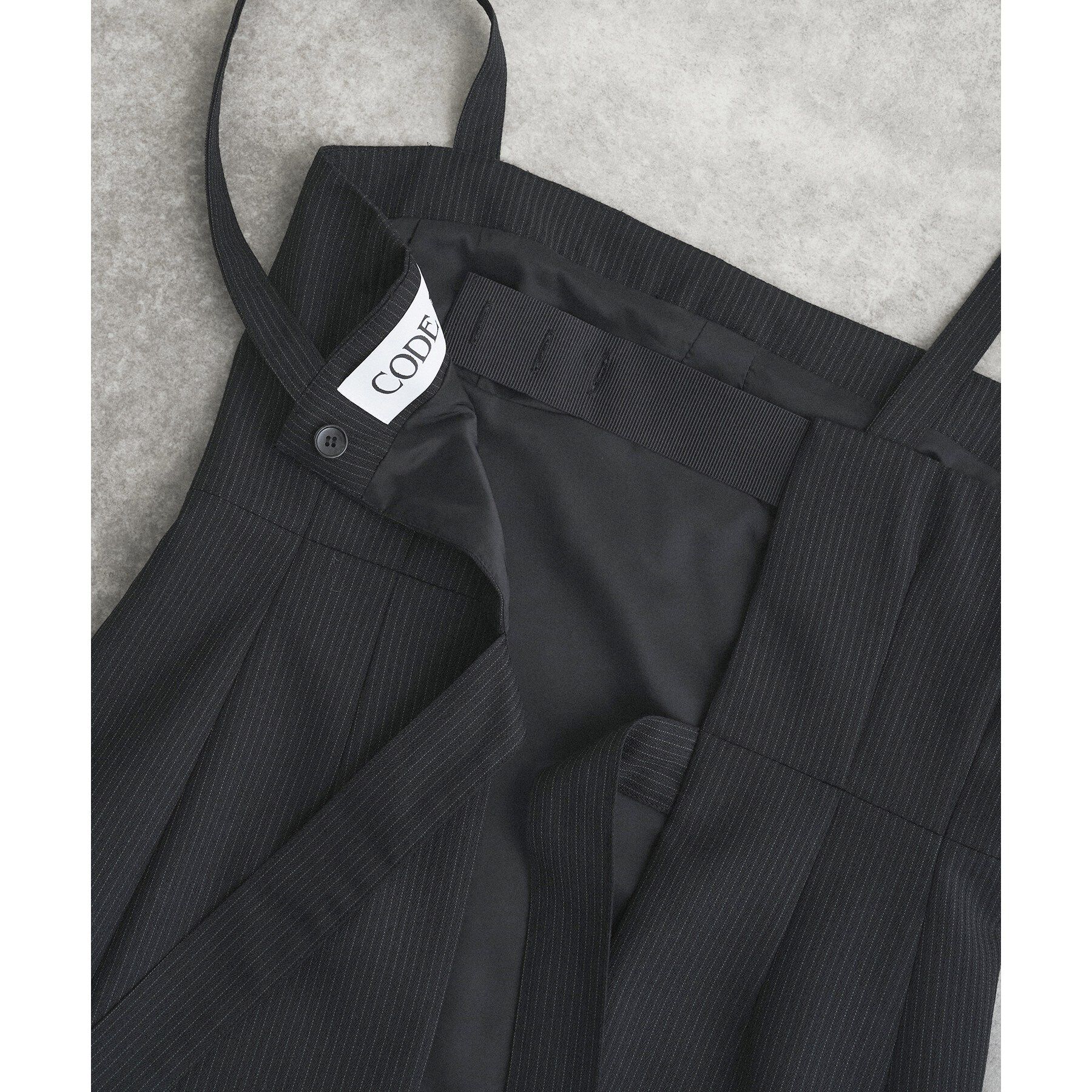 CODE A「corset stripe camisole」|キャミソール|