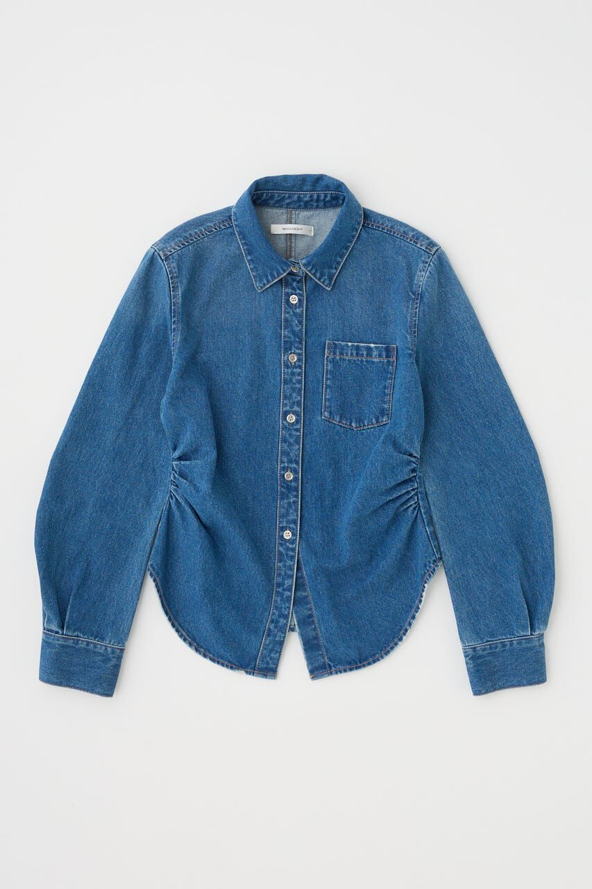MOUSSY「WAIST FIT デニムシャツ」|シャツ・ブラウス|