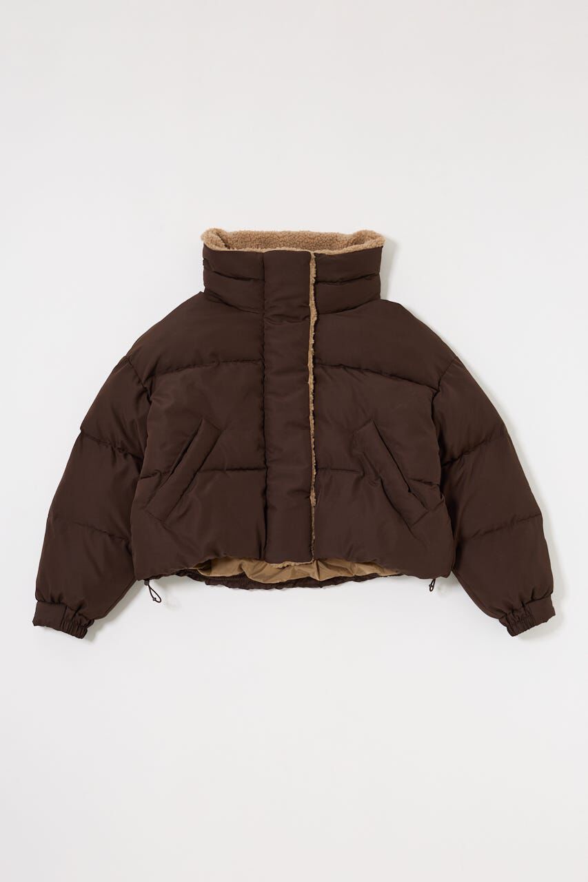 MOUSSY「STAND COLLAR PUFFER ジャケット」|ブルゾン・スタジャン|