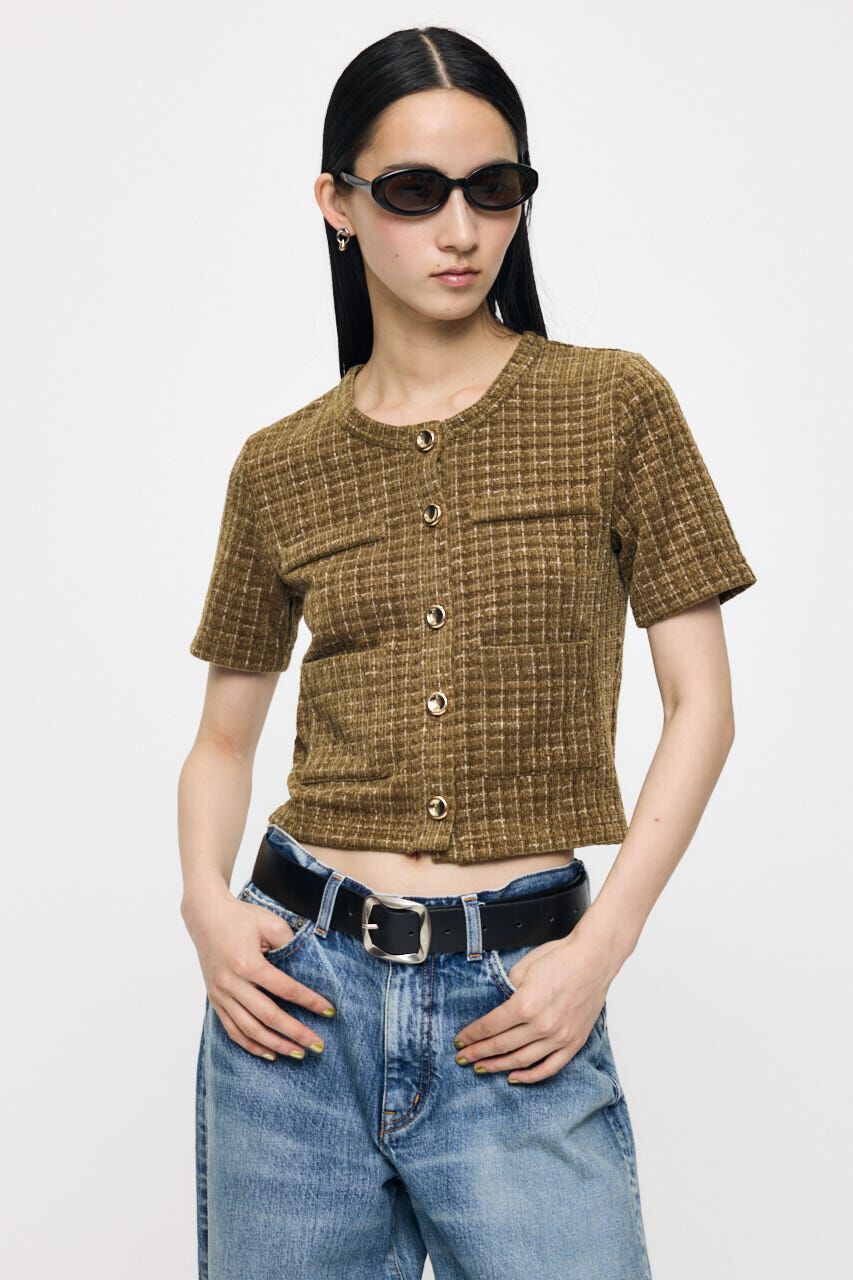 MOUSSY「TWEEDY カーディガン」|カーディガン|KHA