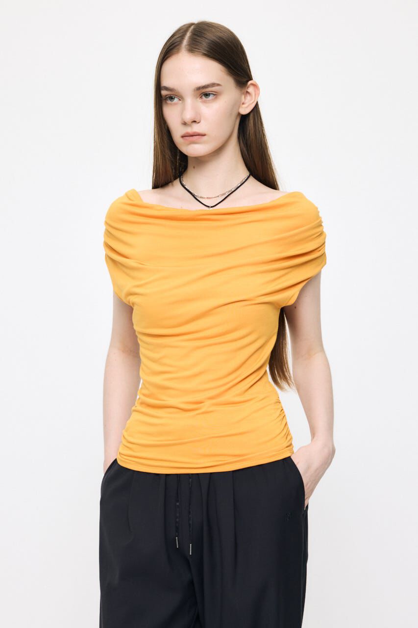 MOUSSY「DRAPE OFF SHOULDER CUT トップス」|その他|ORG