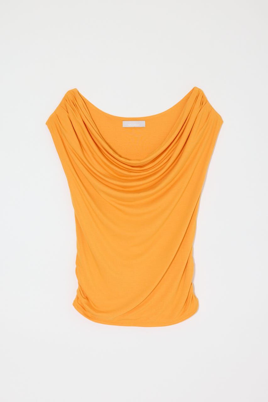 MOUSSY「DRAPE OFF SHOULDER CUT トップス」|その他|