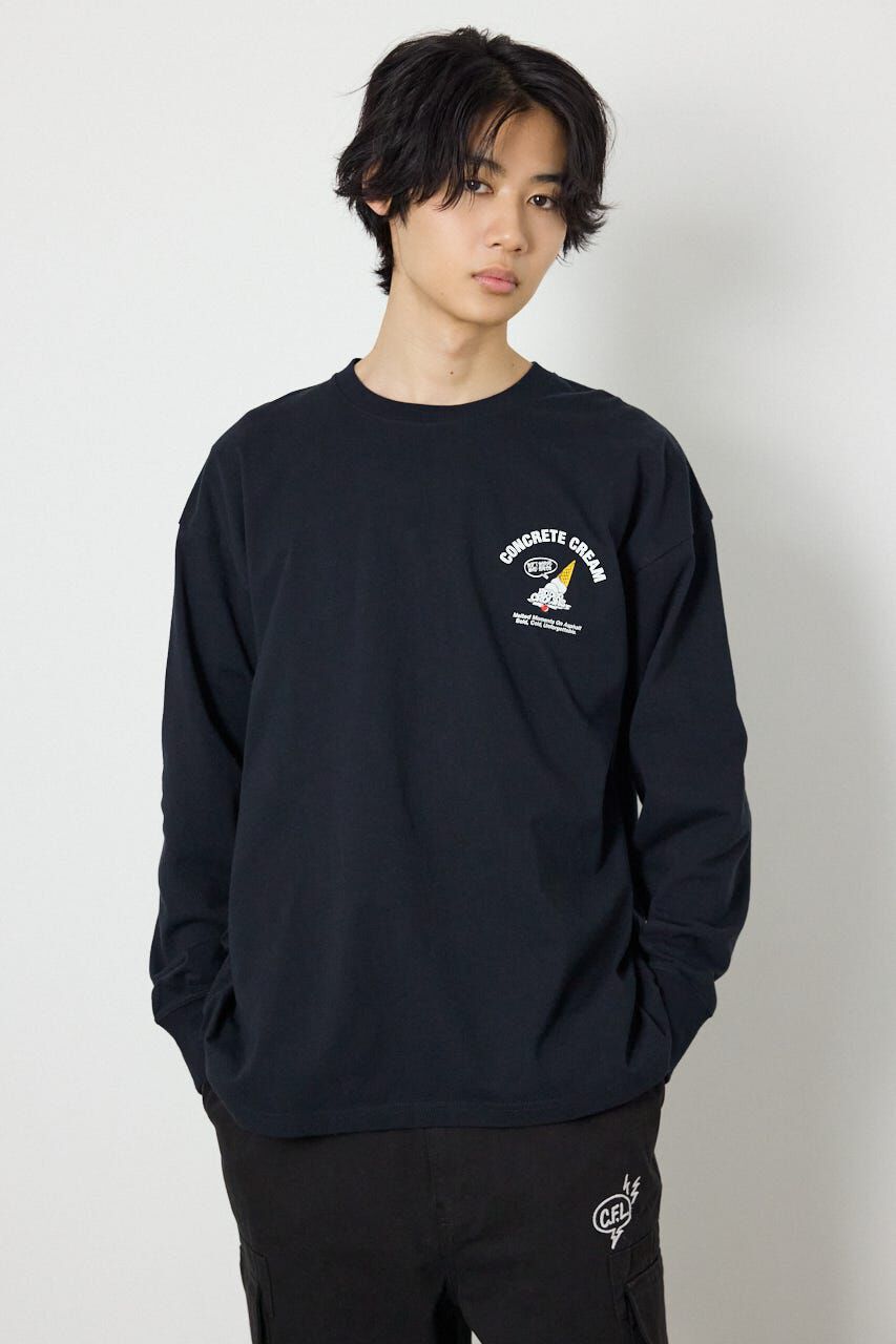 RODEO CROWNS「melting長袖Tシャツ」|Tシャツ・カットソー|BLK