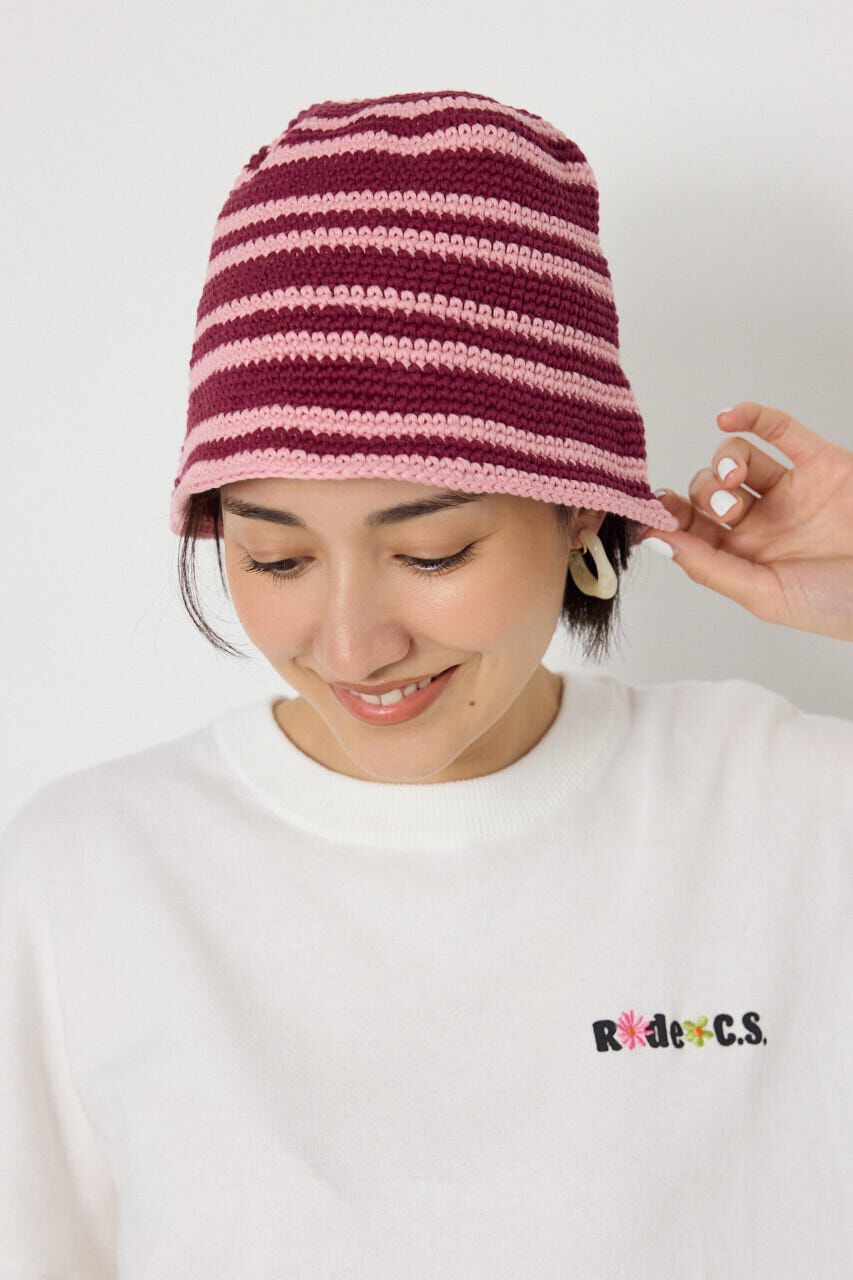 RODEO CROWNS「ボーダーニットハット」|その他|