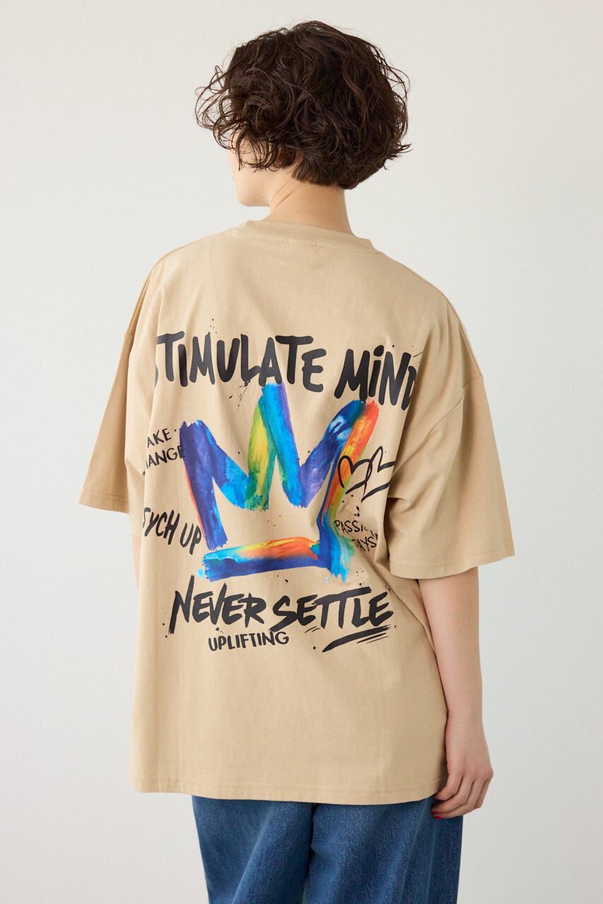 RODEO CROWNS「レインボーインクプリントTシャツ」|Tシャツ・カットソー|BEG