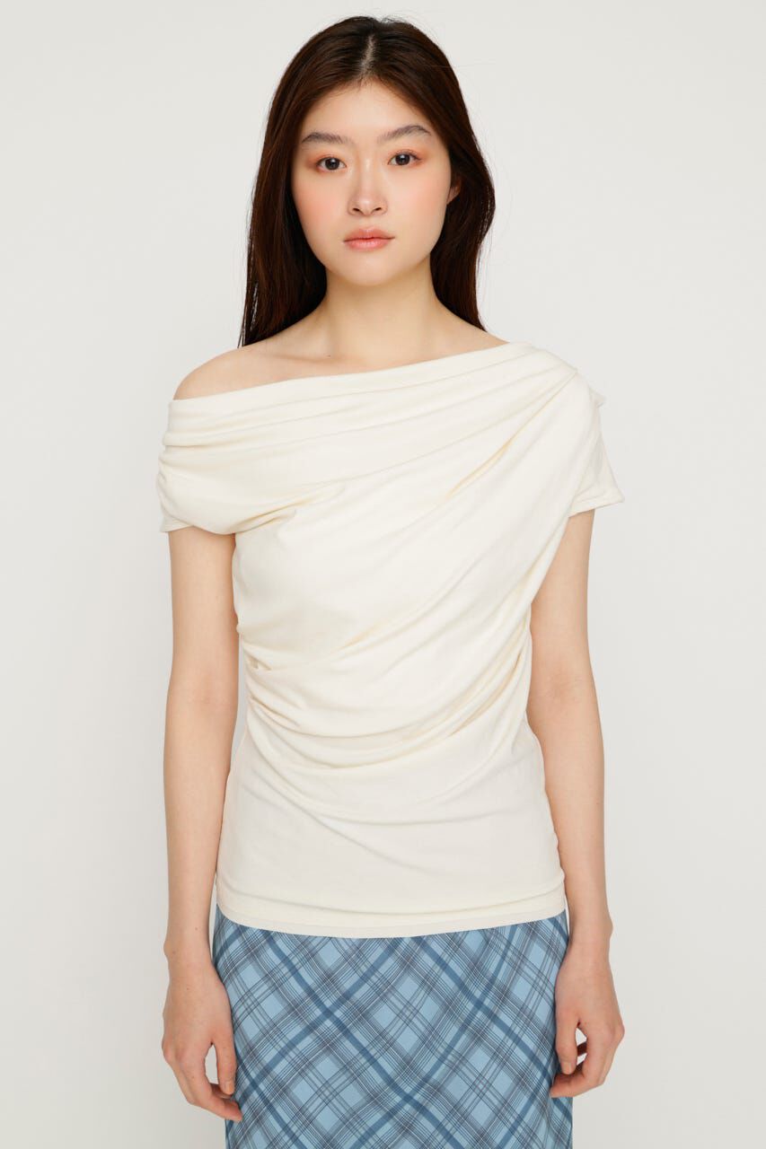 SLY「ONE SHOULDER CUT トップス」|Tシャツ・カットソー|