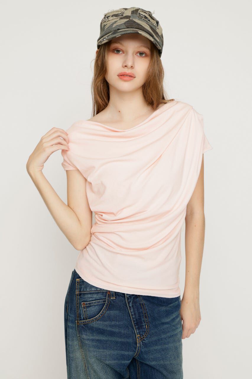 SLY「ONE SHOULDER CUT トップス」|Tシャツ・カットソー|