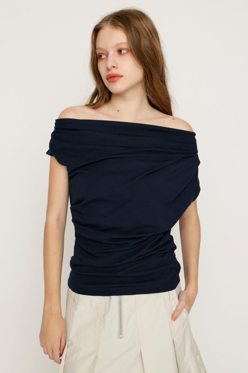 SLY「ONE SHOULDER CUT トップス」|Tシャツ・カットソー|