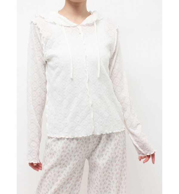 merry jenny「フードレーストップス」|Tシャツ・カットソー|