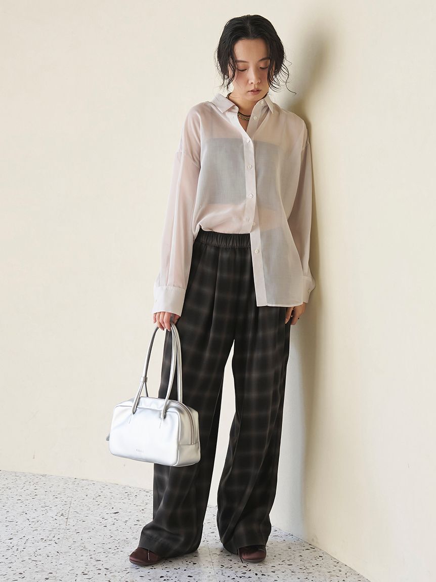 emmi atelier「シアーシャツ」|シャツ・ブラウス|