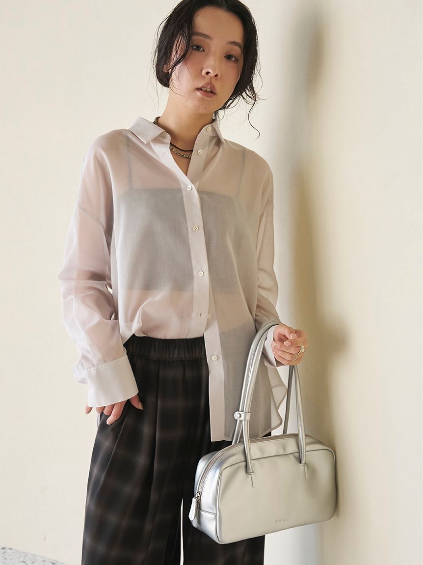 emmi atelier「シアーシャツ」|シャツ・ブラウス|
