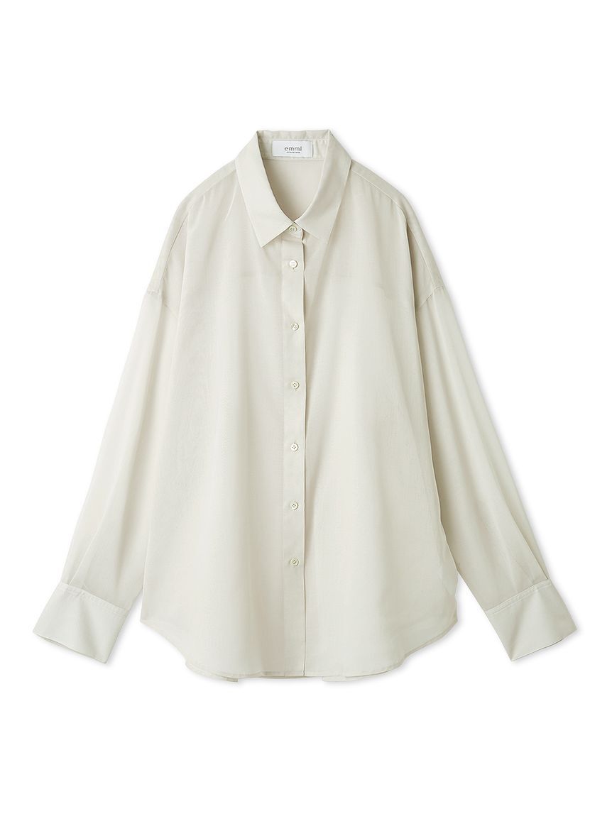 emmi atelier「シアーシャツ」|シャツ・ブラウス|