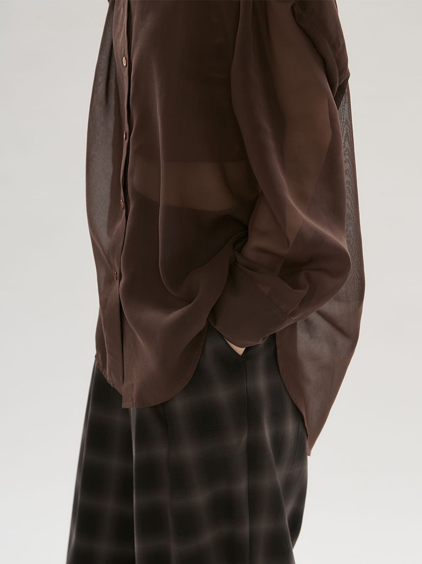 emmi atelier「シアーシャツ」|シャツ・ブラウス|