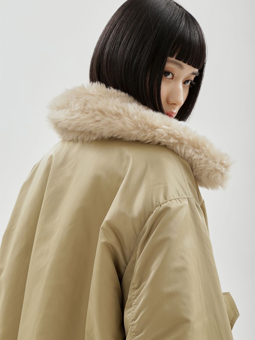 emmi atelier「リバーシブルボンバーブルゾン」|ブルゾン・スタジャン|