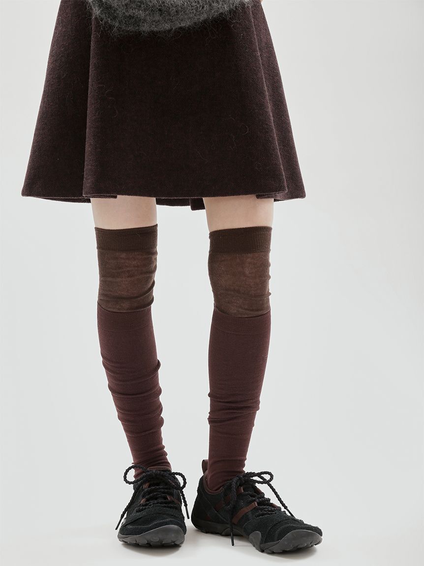 emmi atelier「コットンハイソックス」|ソックス|