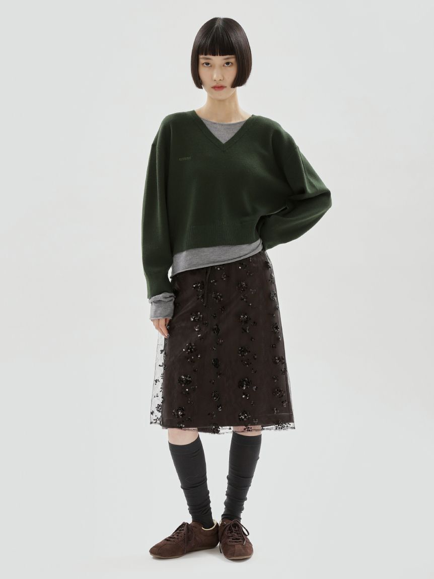 emmi atelier「コットンハイソックス」|ソックス|