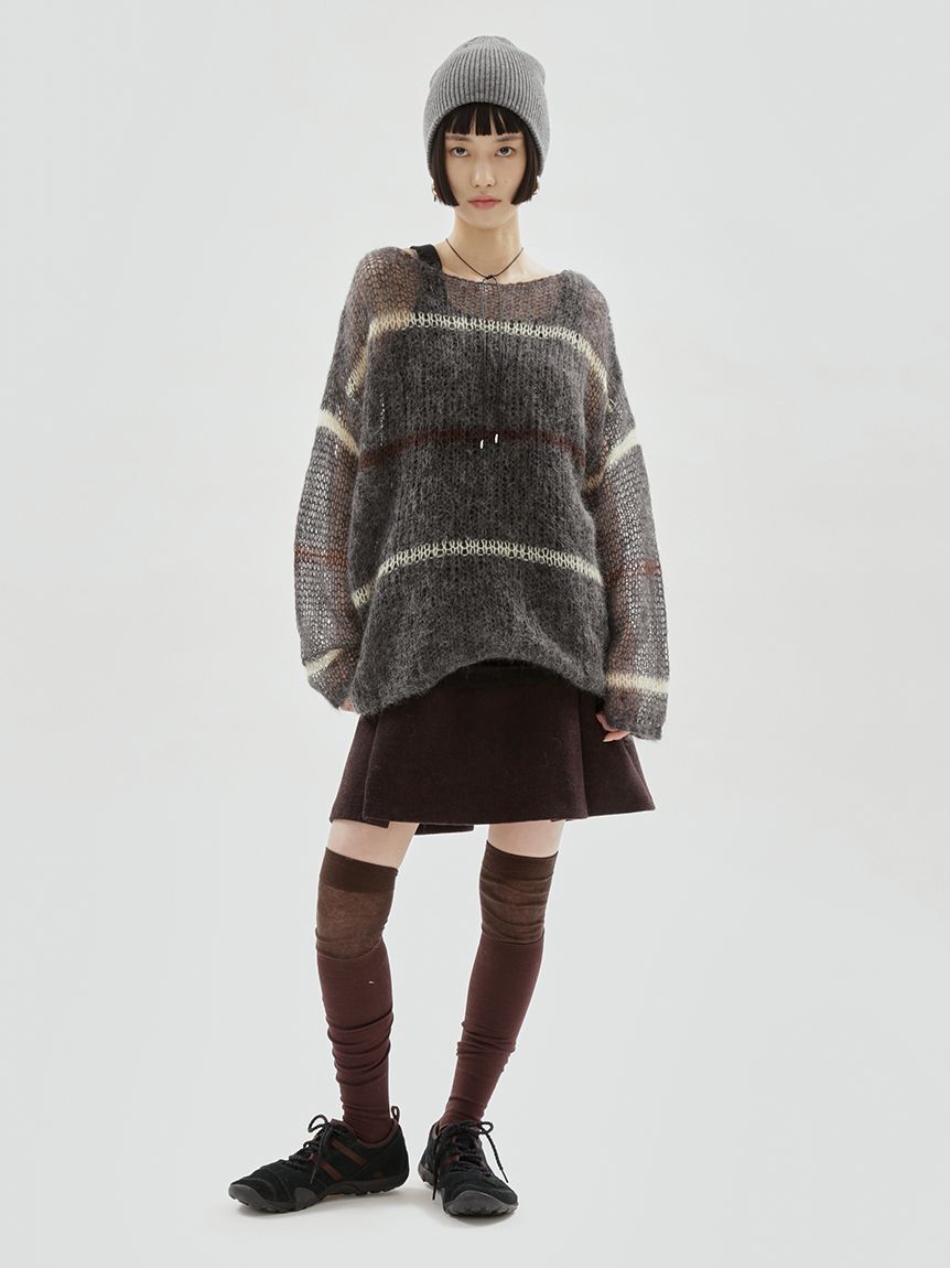 emmi atelier「セミシアーニーハイソックス」|ソックス|