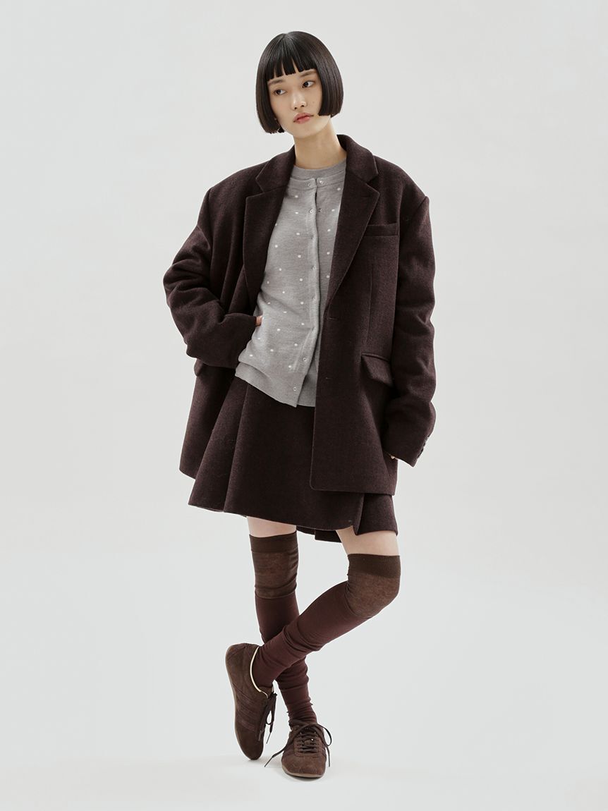 emmi atelier「セミシアーニーハイソックス」|ソックス|
