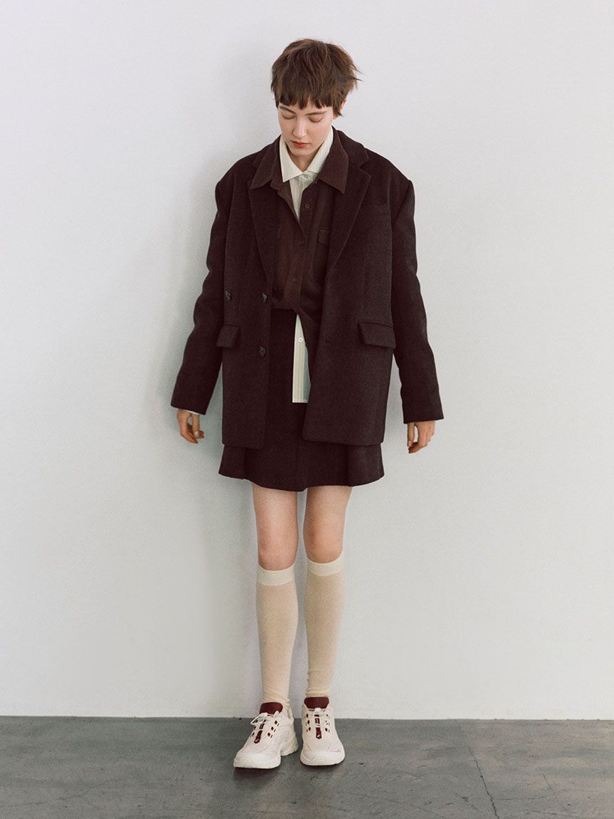 emmi atelier「セミシアーニーハイソックス」|ソックス|
