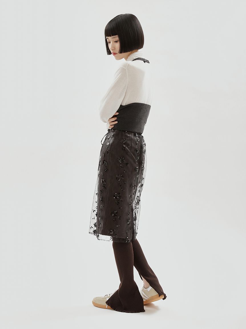 emmi atelier「リブニットレギンスパンツ」|レギンス・スパッツ|