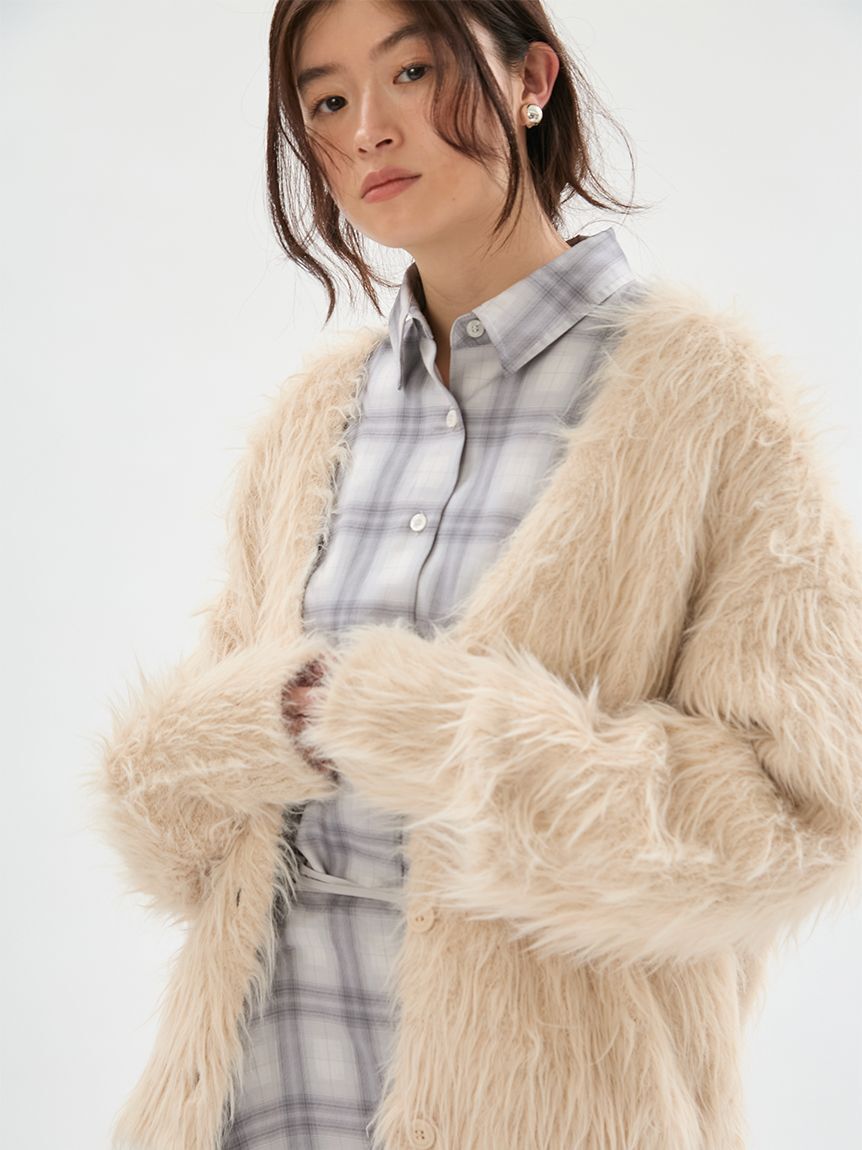 emmi atelier「マルチwayオーバーサイズチェックシャツ【セットアップ対応】」|シャツ・ブラウス|
