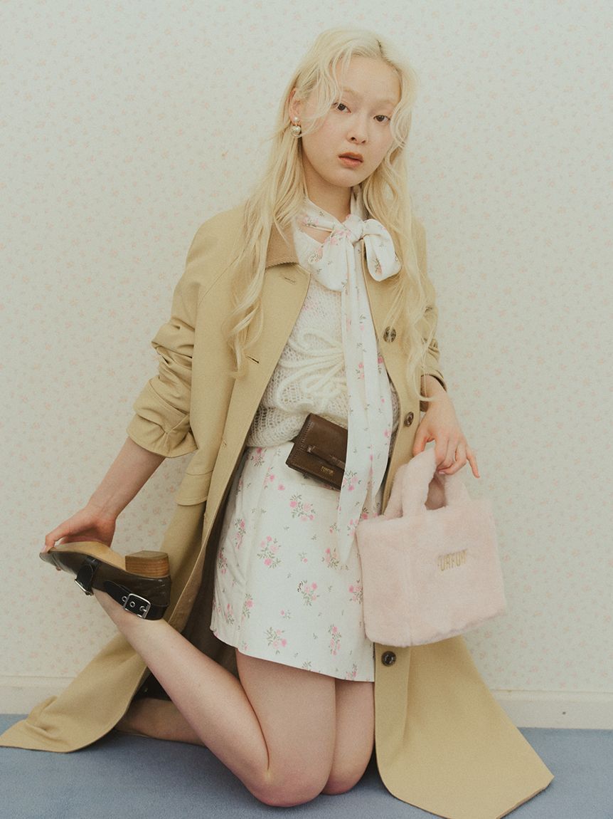 FURFUR「【WEB限定カラー】ダブルストラップバブーシュ」|パンプス|