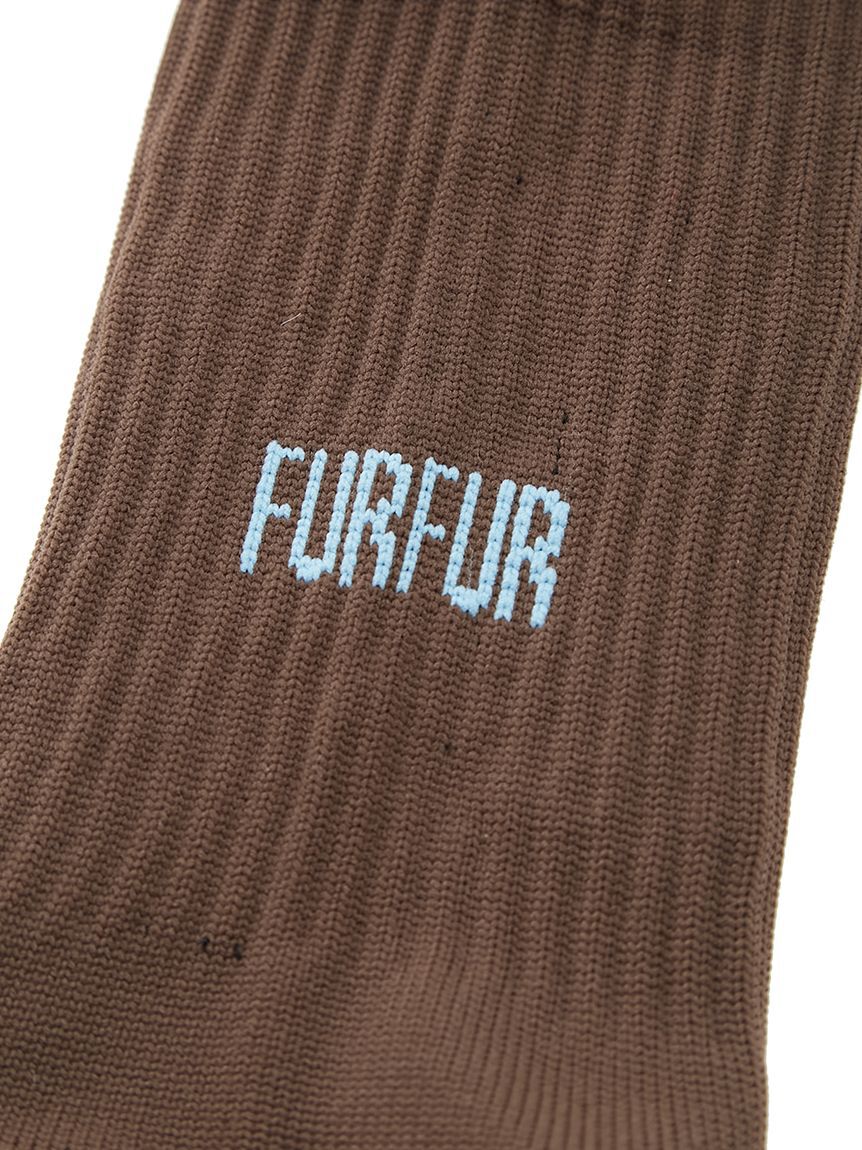 FURFUR「ロゴ入りリブソックス」|ソックス|
