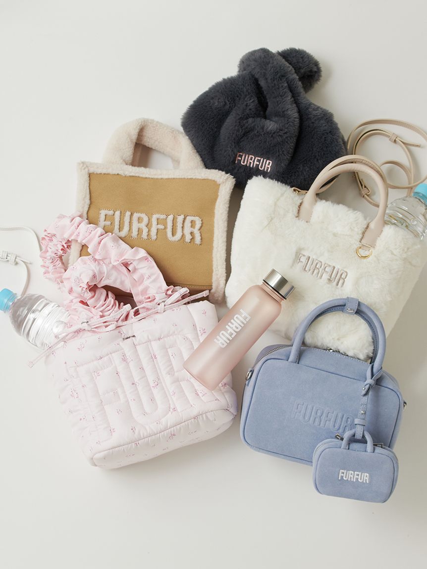 FURFUR「【WEB・一部店舗限定カラー】ムートンロゴトートバッグ」|トートバッグ|