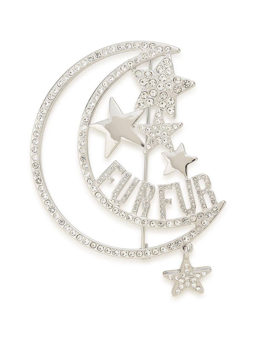FURFUR「ムーン＆スターモチーフブローチ」|ブローチ・コサージュ|