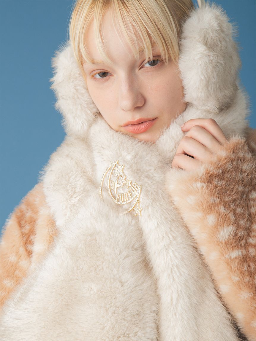 FURFUR「ムーン＆スターモチーフブローチ」|ブローチ・コサージュ|