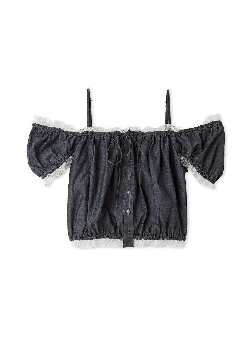 FURFUR「【WEB限定カラー】パフスリーブギャザーブラウス」|シャツ・ブラウス|