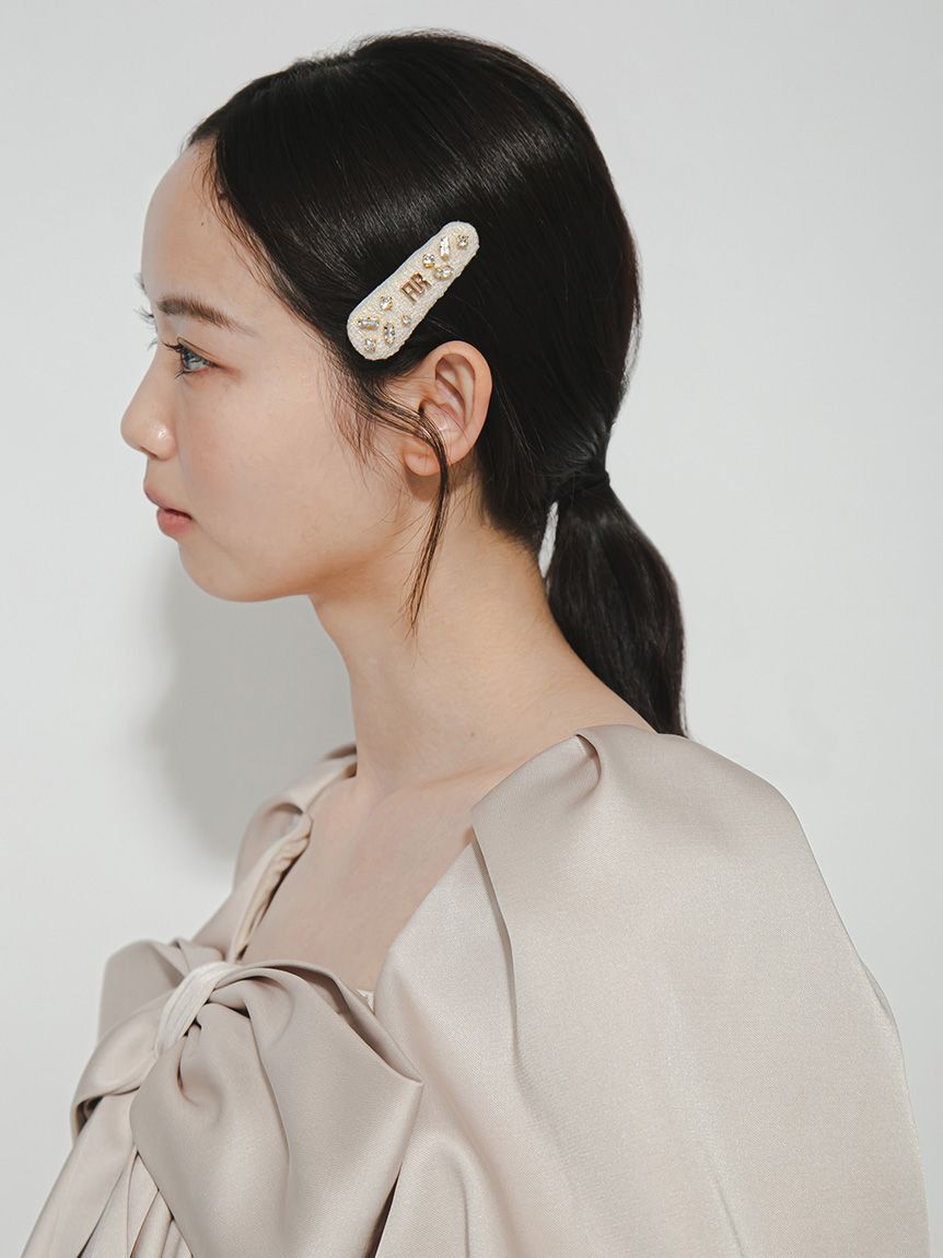 FURFUR「ツイードヘアピンセット」|ヘアバンド|