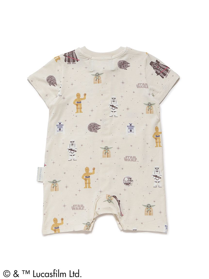 GELATO PIQUE KIDS & BABY「【STAR WARS】【ベビー】総柄半袖ロンパース」|ロンパース|