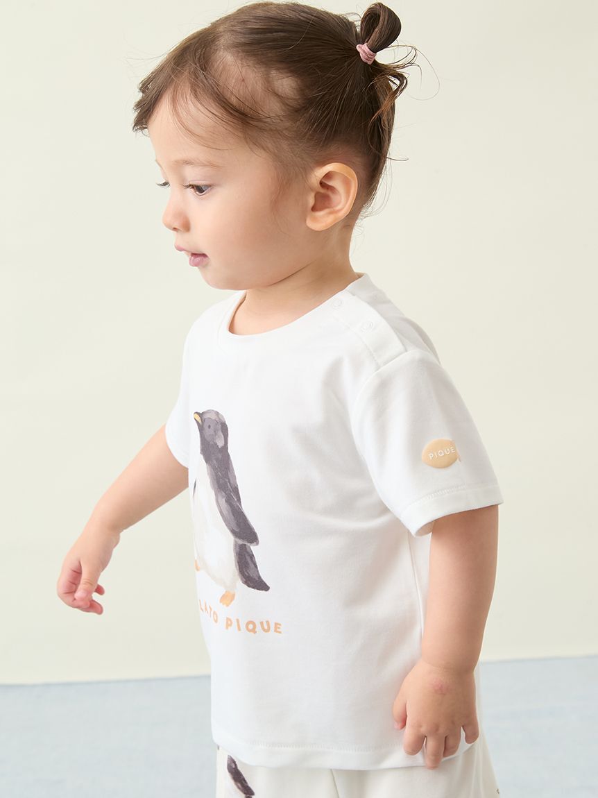 GELATO PIQUE KIDS & BABY「【BABY】【接触冷感】シーアニマル柄ワンポイントTシャツ」|その他ベビーウェア|