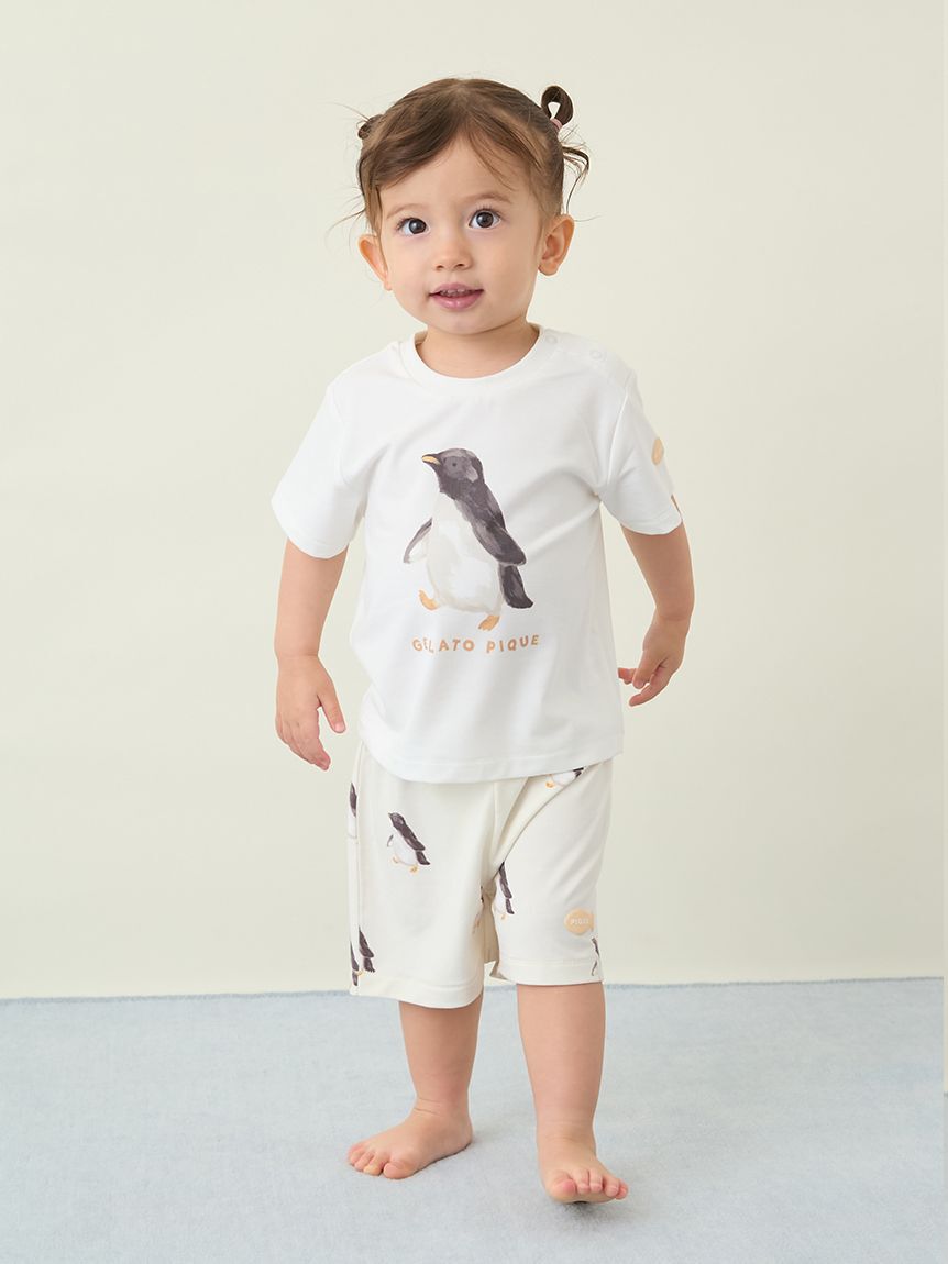 GELATO PIQUE KIDS & BABY「【BABY】【接触冷感】シーアニマル柄ワンポイントTシャツ」|その他ベビーウェア|