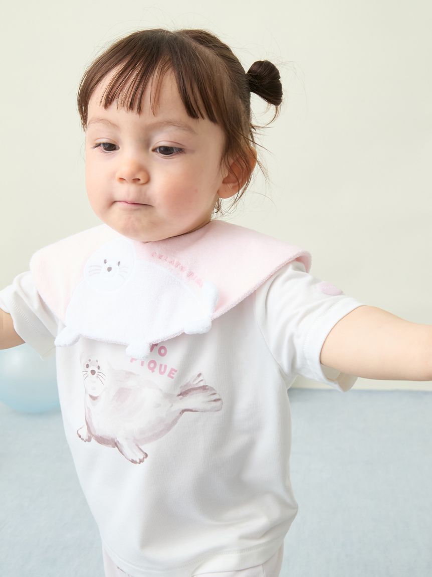 GELATO PIQUE KIDS & BABY「【BABY】【接触冷感】シーアニマル柄ワンポイントTシャツ」|その他ベビーウェア|