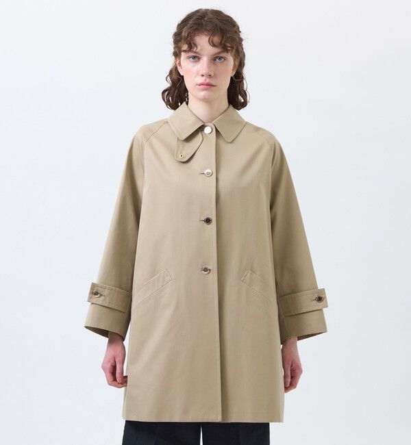 MACKINTOSH PHILOSOPHY「【WEB&一部店舗限定】【WELBURY(ウェルベリー)】シャンブレーギャバジン製」|ステンカラーコート|