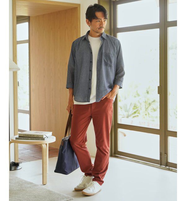 ikka「【雑誌MonoMax4月号掲載】GOKU楽パンツ EASY STRETCH 5ポケット「小泉孝太郎さん着用モデル」」|その他|