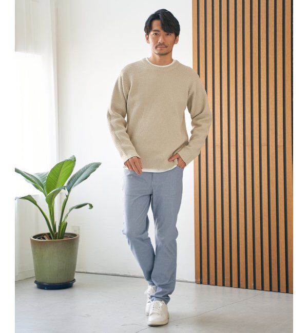 ikka「【雑誌MonoMax4月号掲載】GOKU楽パンツ EASY STRETCH 5ポケット「小泉孝太郎さん着用モデル」」|その他|
