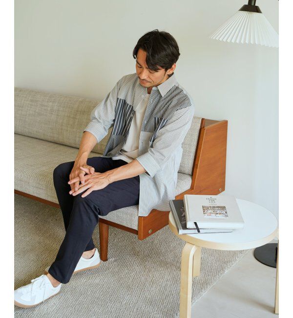 ikka「【雑誌MonoMax4月号掲載】GOKU楽パンツ EASY STRETCH 5ポケット「小泉孝太郎さん着用モデル」」|その他|